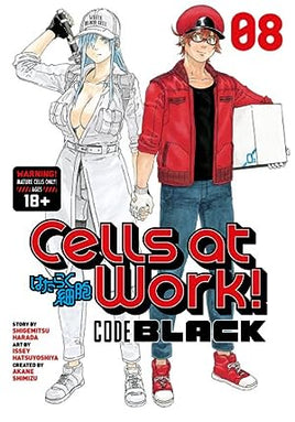 Cells at Work Code Black Vol 8 - The Mage's Emporium Kodansha Missing Author Need all tags Used English Manga Japanese Style Comic Book