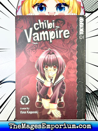 Chibi Vampire Vol 1 - The Mage's Emporium Tokyopop 2311 copydes Used English Manga Japanese Style Comic Book