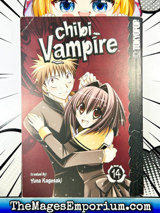 Chibi Vampire Vol 14 - The Mage's Emporium Tokyopop comedy english horror Used English Manga Japanese Style Comic Book