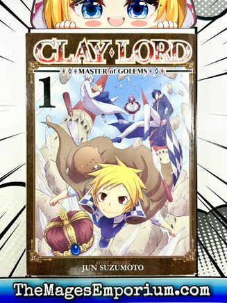 Clay Lord Master of Golems Vol 1 - The Mage's Emporium Seven Seas english fantasy manga Used English Manga Japanese Style Comic Book