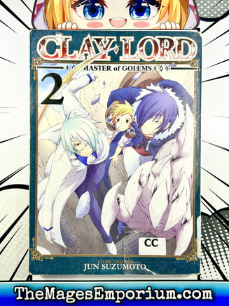 Clay Lord Master of Golems Vol 2 - The Mage's Emporium Seven Seas english fantasy manga Used English Manga Japanese Style Comic Book