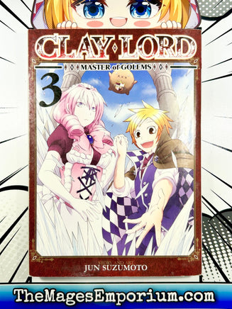 Clay Lord Master of Golems Vol 3 - The Mage's Emporium Seven Seas english fantasy manga Used English Manga Japanese Style Comic Book