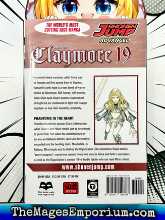 Claymore Vol 19 - The Mage's Emporium Viz Media alltags description missing author Used English Manga Japanese Style Comic Book