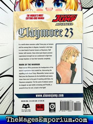 Claymore Vol 23 - The Mage's Emporium Viz Media alltags description missing author Used English Manga Japanese Style Comic Book