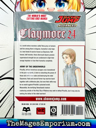 Claymore Vol 24 - The Mage's Emporium Viz Media alltags description missing author Used English Manga Japanese Style Comic Book