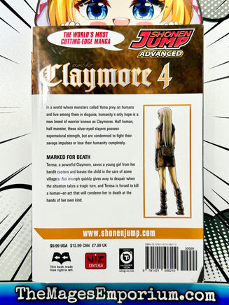 Claymore Vol 4 - The Mage's Emporium Viz Media alltags description missing author Used English Manga Japanese Style Comic Book