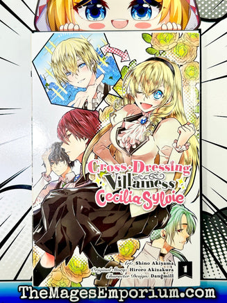 Cross-Dressing Villainess Cecilia Sylvie Vol 1 - The Mage's Emporium Yen Press Missing Author Need all tags Used English Manga Japanese Style Comic Book