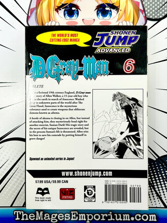 D. Gray Man Vol 6 - The Mage's Emporium Viz Media 2310 copydes Used English Japanese Style Comic Book