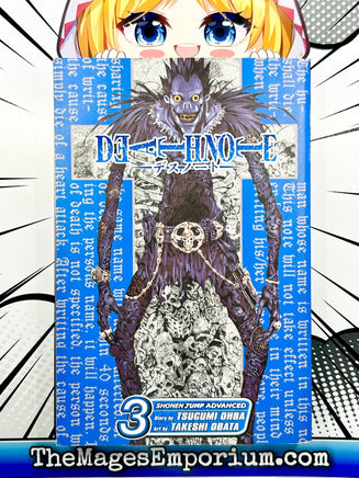 Death Note Vol 3 - The Mage's Emporium Viz Media Used English Manga Japanese Style Comic Book