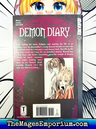 Demon Diary Vol 2 - The Mage's Emporium Tokyopop 2000's 2306 copydes Used English Manga Japanese Style Comic Book