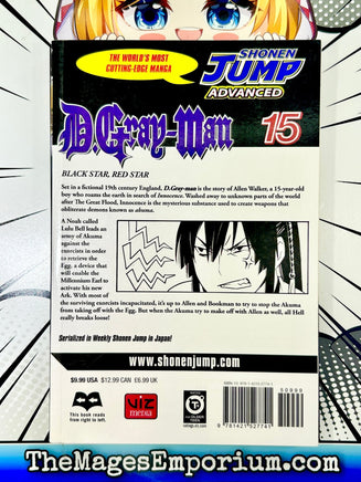 D.Gray-Man Vol 15 - The Mage's Emporium Viz Media 2310 description publicationyear Used English Manga Japanese Style Comic Book