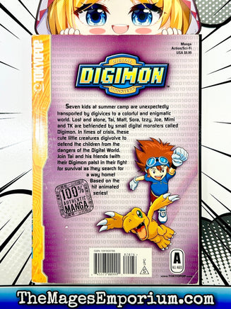 Digimon Vol 1 - The Mage's Emporium Tokyopop Used English Manga Japanese Style Comic Book