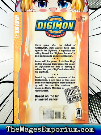 Digimon Zero Two Vol 1 - The Mage's Emporium Tokyopop 2312 alltags description Used English Manga Japanese Style Comic Book