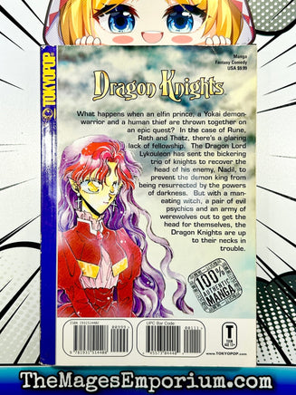 Dragon Knights Vol 1 - The Mage's Emporium Tokyopop 2401 bis4 copydes Used English Manga Japanese Style Comic Book