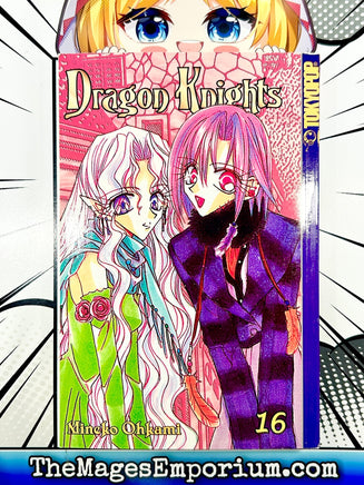 Dragon Knights Vol. 16 - The Mage's Emporium Tokyopop 2000's 2309 copydes Used English Manga Japanese Style Comic Book