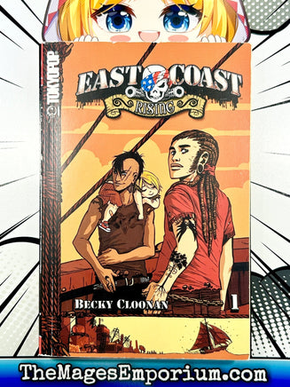 East Coast Rising Vol 1 - The Mage's Emporium Tokyopop 2401 bis4 Used English Manga Japanese Style Comic Book