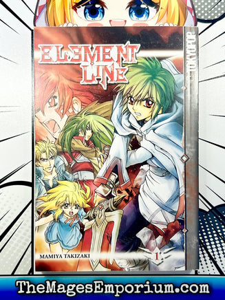 Element Line Vol 1 - The Mage's Emporium Tokyopop 2403 bis2 copydes Used English Manga Japanese Style Comic Book