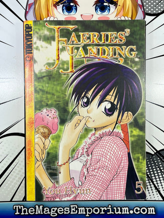 Faeries Landing Vol 5 - The Mage's Emporium Tokyopop Comedy Fantasy Teen Used English Manga Japanese Style Comic Book