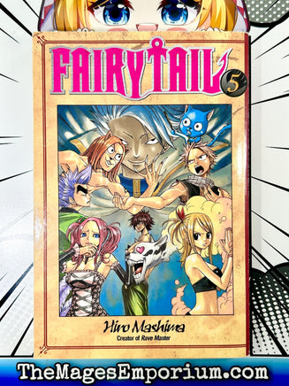 Fairy Tail Vol 5 - The Mage's Emporium Kodansha 2311 copydes Used English Manga Japanese Style Comic Book