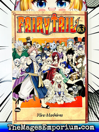 Fairy Tail Vol 63 - The Mage's Emporium Kodansha 2310 description Used English Manga Japanese Style Comic Book