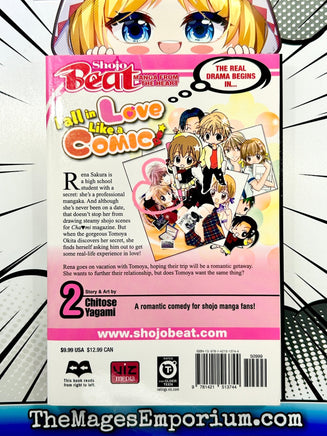 Fall In Love Like A Comic! Vol 2 - The Mage's Emporium Viz Media Missing Author Used English Manga Japanese Style Comic Book