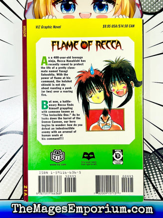 Flame of Recca Vol 10 - The Mage's Emporium Viz Media 2310 description publicationyear Used English Manga Japanese Style Comic Book