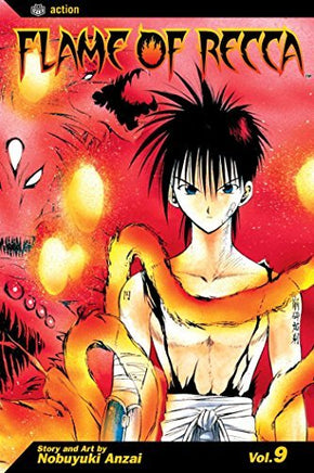 Flame of Recca Vol 9 - The Mage's Emporium Viz Media Missing Author Used English Manga Japanese Style Comic Book