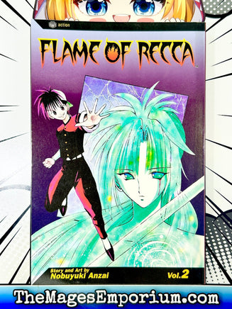 Flames of Recca Vol 2 - The Mage's Emporium Viz Media 2310 description publicationyear Used English Manga Japanese Style Comic Book