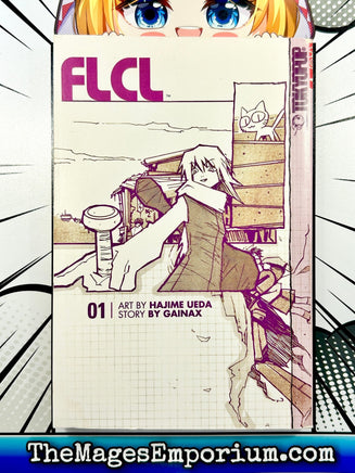 FLCL Vol 1 - The Mage's Emporium Tokyopop 2000's 2310 comedy Used English Manga Japanese Style Comic Book