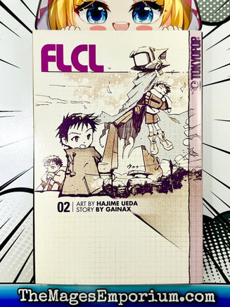 FLCL Vol 2 - The Mage's Emporium Tokyopop 2311 copydes Used English Manga Japanese Style Comic Book