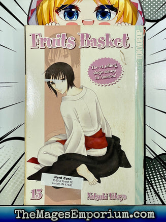 Fruits Basket Vol 15 Water Damage - The Mage's Emporium Tokyopop Comedy Romance Teen Used English Manga Japanese Style Comic Book