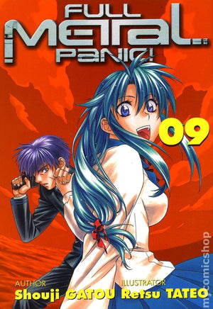 Full Metal Panic Vol 9 - The Mage's Emporium ADV Manga Action Comedy Oversized Used English Manga Japanese Style Comic Book