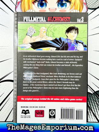 FullMetal Alchemist Vol 3 - The Mage's Emporium Viz Media 2403 action bis1 Used English Manga Japanese Style Comic Book