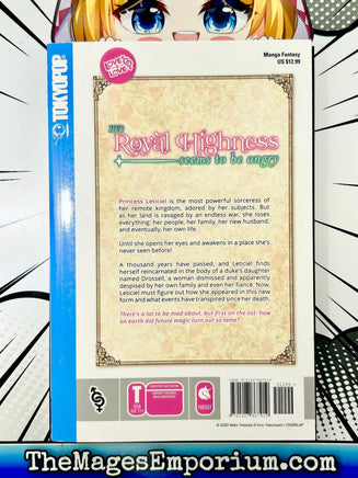 Her Royal Highness Seems To Be Angry Vol 1 - The Mage's Emporium Tokyopop copydes outofstock Used English Manga Japanese Style Comic Book