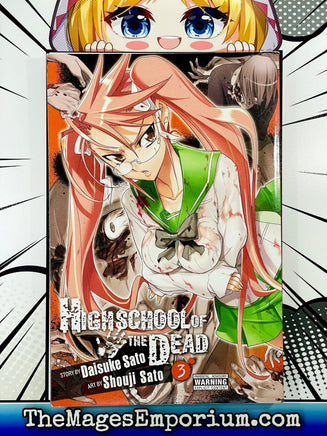 High School of the Dead Vol 3 - The Mage's Emporium Yen Press 3-6 english manga Used English Manga Japanese Style Comic Book