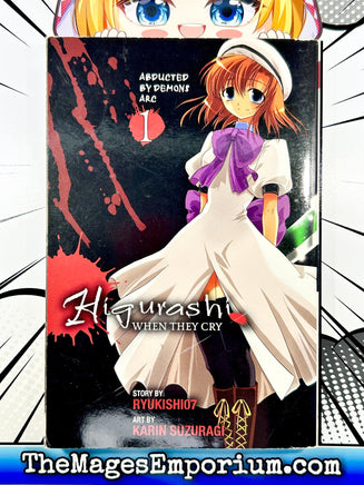 Higurashi When They Cry Abducted by Demons Arcc Vol 1 - The Mage's Emporium Yen Press english manga the-mages-emporium Used English Manga Japanese Style Comic Book
