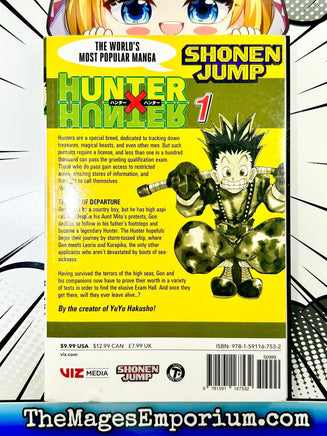 Hunter x Hunter Vol 1 - The Mage's Emporium Viz Media Missing Author Used English Manga Japanese Style Comic Book