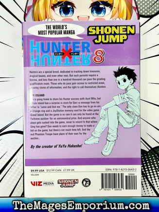 Hunter x Hunter Vol 8 - The Mage's Emporium Viz Media 2311 description Used English Manga Japanese Style Comic Book