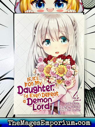 If It's For My Daughter, I'd Even Defeat a Demon Lord Vol 4 - The Mage's Emporium Seven Seas Missing Author Need all tags Used English Manga Japanese Style Comic Book