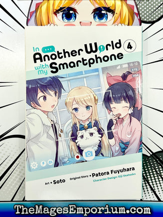 In Another World With My Smartphone Vol 4 - The Mage's Emporium Yen Press Missing Author Need all tags Used English Manga Japanese Style Comic Book