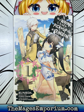 Is It Wrong To Try To Pick Up Girls In A Dungeon? Vol 1 - The Mage's Emporium Yen Press Teen Used English Manga Japanese Style Comic Book