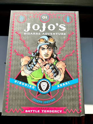 Jojo's Bizarre Adventure Vol 1 Part 2 Battle Tendency Hardcover - The Mage's Emporium Viz Media 2402 alltags description Used English Manga Japanese Style Comic Book