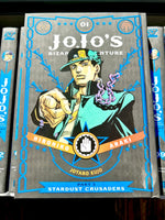 Jojo's Bizarre Adventure Vol 1 Part 3 Stardust Crusaders Hardcover - The Mage's Emporium Viz Media 2402 alltags description Used English Manga Japanese Style Comic Book