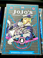 Jojo's Bizarre Adventure Vol 2 Part 3 Stardust Crusaders Hardcover - The Mage's Emporium Viz Media 2402 alltags description Used English Manga Japanese Style Comic Book