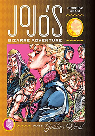 Jojo's Bizarre Adventure Vol 2 Part 5 Golden Wind Hardcover - The Mage's Emporium Viz Media Used English Manga Japanese Style Comic Book