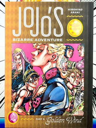 Jojo's Bizarre Adventure Vol 2 Part 5 Golden Wind Hardcover - The Mage's Emporium Viz Media 2402 bis7 copydes Used English Manga Japanese Style Comic Book