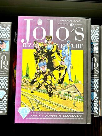 Jojo's Bizarre Adventure Vol 3 Part 4 Diamond is Unbreakable Hardcover - The Mage's Emporium Viz Media 2402 alltags description Used English Manga Japanese Style Comic Book