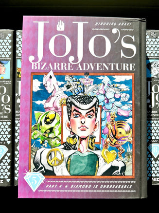 Jojo's Bizarre Adventure Vol 5 Part 4 Diamond is Unbreakable Hardcover - The Mage's Emporium Viz Media 2402 alltags description Used English Manga Japanese Style Comic Book