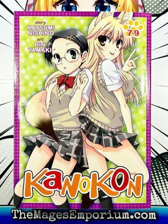 Kanokon Vol 7-9 Omnibus - The Mage's Emporium Seven Seas 2010's 2309 copydes Used English Manga Japanese Style Comic Book