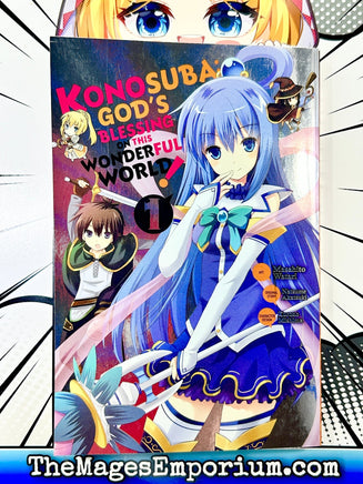 Konosuba: God's Blessing On This Wonderful World! Vol 1 Lootcrate Exclusive - The Mage's Emporium Yen Press 2311 copydes Used English Manga Japanese Style Comic Book